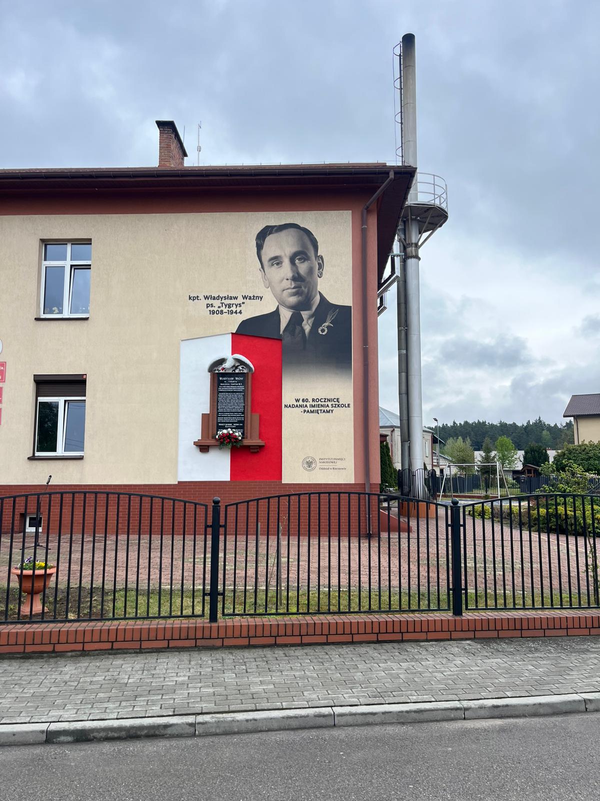 Mural IPN , Szkoła Podstawowa Ruda Różaniecka